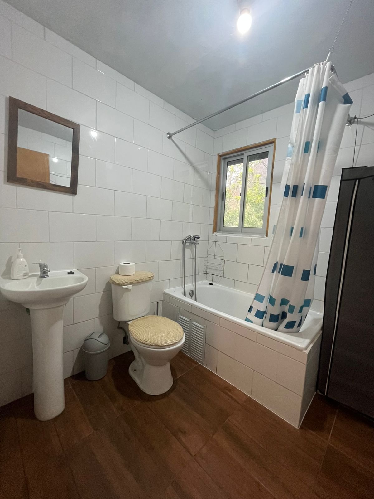 Baño de la cabaña